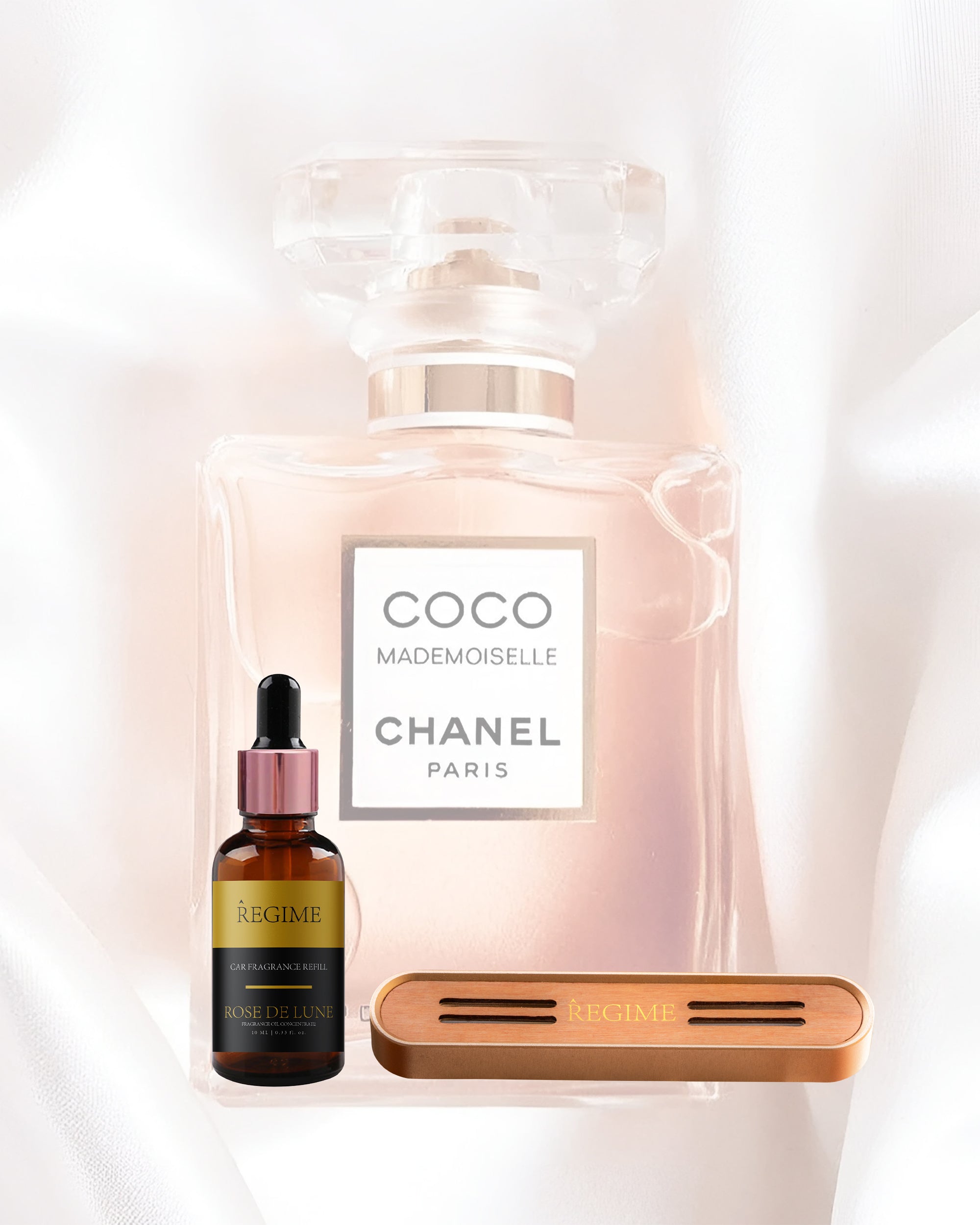 Rose de Lune Car Fragrance Vent Clip - Rose Gold